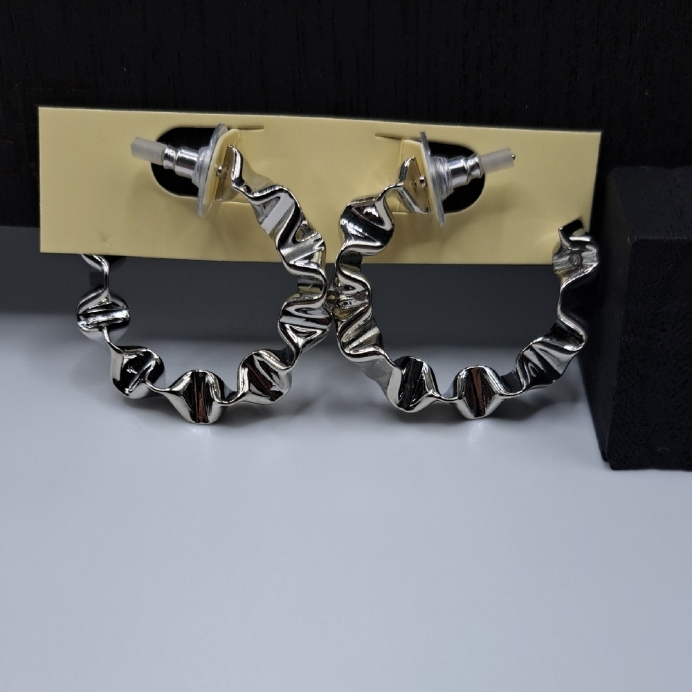 Silver Hoop Earrings